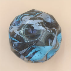 4PCS Camouflage Bouncy Ball Moon Shape Porous High Bouncing Space Ball