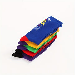 Men's Cartoon Crew Socks, Casual Unisex Socks for Outdoor