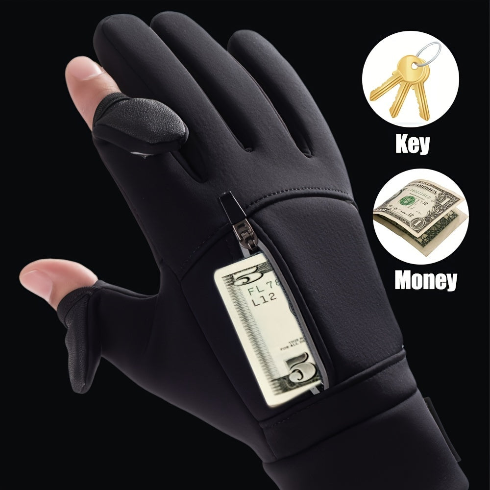 Winter Windproof Waterproof Touch Screen Warm Gloves for Outdoor