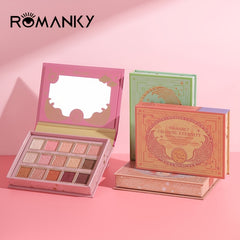 ROMANKY 15-Color Matte Earth Eyeshadow Palette - Angel Collection
