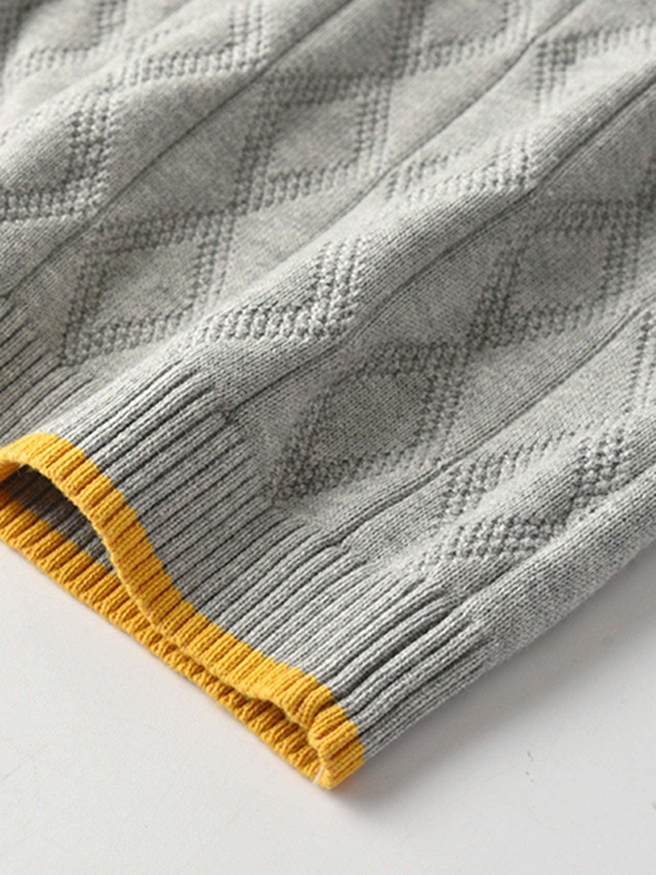 Kids College Style Sweater Vest Knitted Pullover