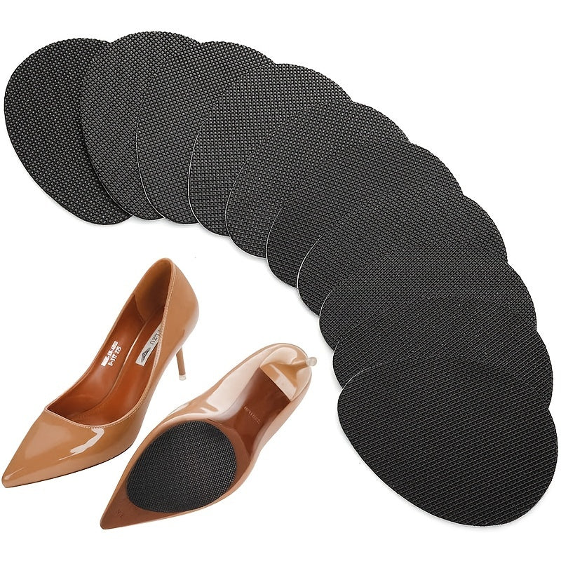 5 Pairs Anti-slip High Heeled Shoes Rubber Mat Mute Sole