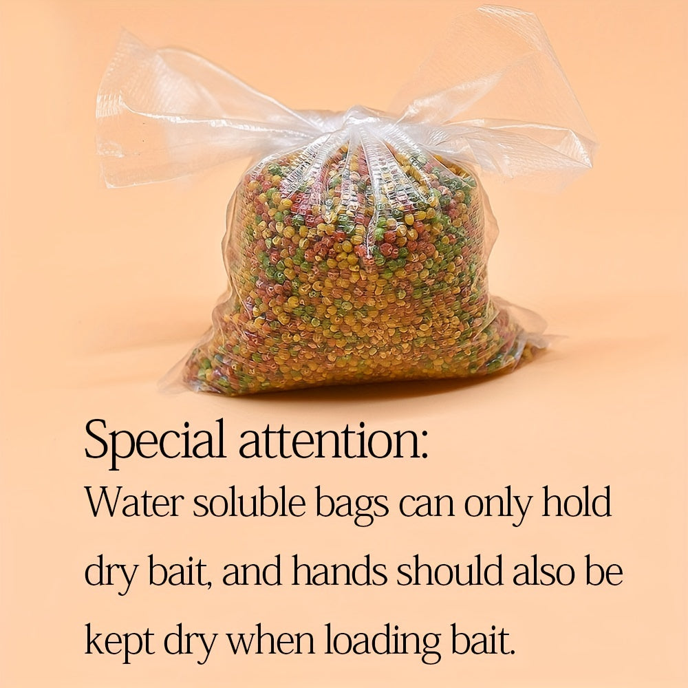 200Pcs PVA Bags Carp Fishing Tackle Fast Dissolving No Residue