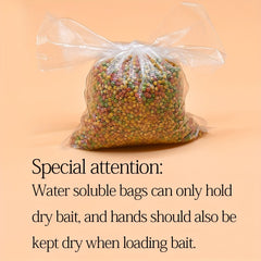 200Pcs PVA Bags Carp Fishing Tackle Fast Dissolving No Residue