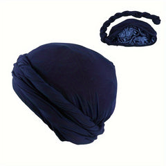Vintage Twist Head Wrap Durag Ethnic Style Turban Men