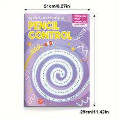 Pen Control Workbook Kids 5 7 Alphabet Numbers Shapes Tracing Practice