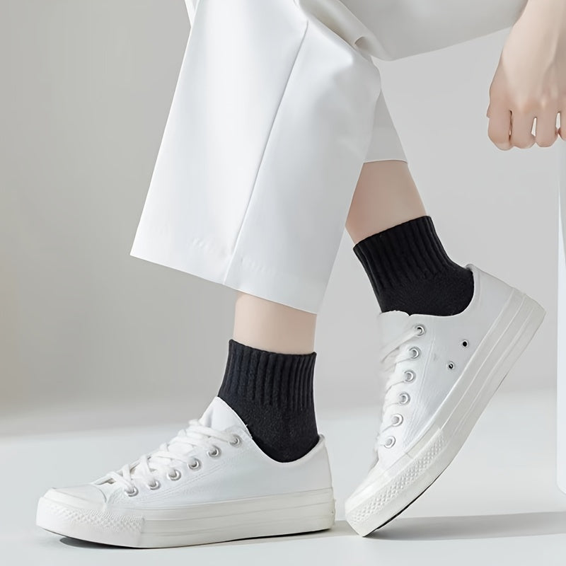 6 Pairs Cotton Ankle Socks for Men & Women
