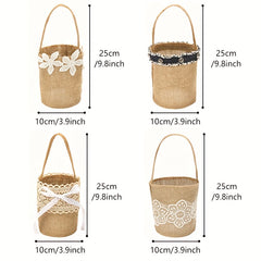 Rustic Wedding Burlap Small Bags for Tableware Supplies
