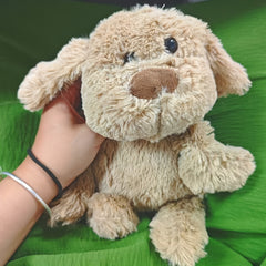 Brown Puppy Doll Soft Plush Stuffed Animal Realistic Dog for Kids Birthday Party