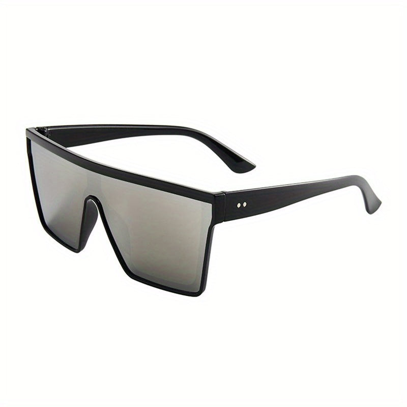 Men's Oversized Flat Lens Sunglasses