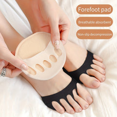 2pcs Forefoot Pads For Women High Heels Half Insoles Foot Pain Care