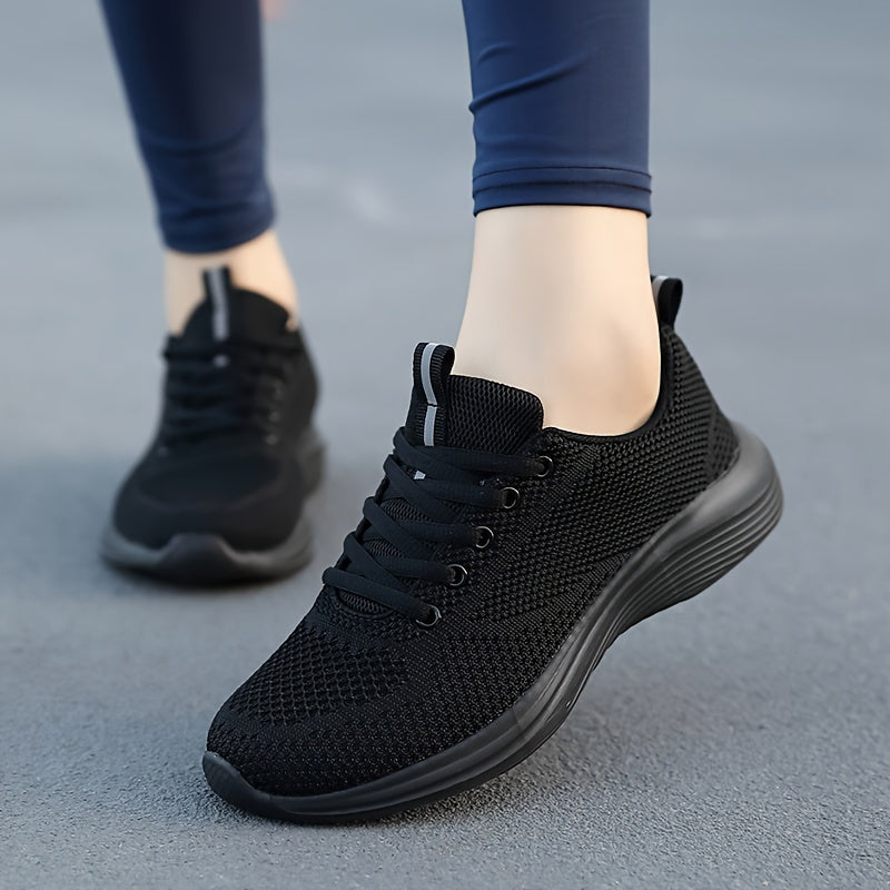 Women's Flying Woven Comfort Running Shoes Lightweight Sports Sneakers