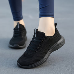 Women's Flying Woven Comfort Running Shoes Lightweight Sports Sneakers