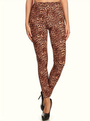 Leopard Print High Waist Yoga Leggings