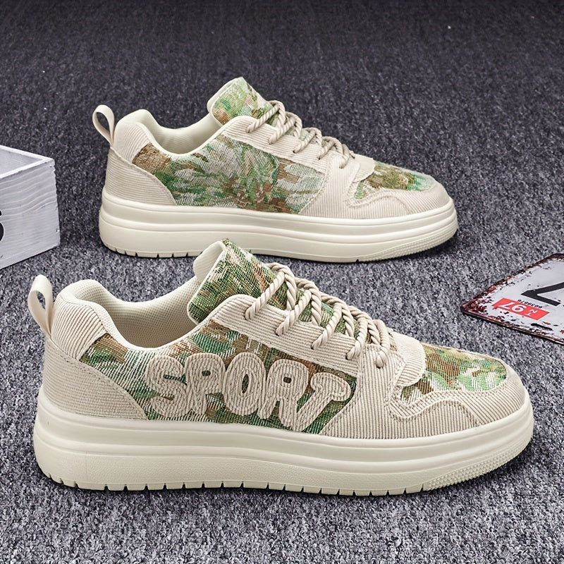 Men's Canvas Low Top Sneaker Lace up Casual Shoes With Good Grip
