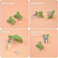 25 Pairs Hypoallergenic Cartoon Animal Earrings for Girls