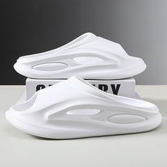 Men's Cloud Slides Pillow Slippers Lightweight Open toe Shoes