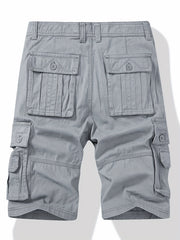 Men's Drawstring Cargo Shorts for Summer Outdoor