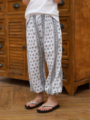 Girls Cotton Anti-Mosquito Pants Baby Vintage Lantern Pants
