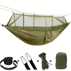 Outdoor Camping Hammock With Mosquito Net Ultra light Nylon Double Hammock