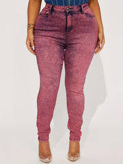 Women's Distressed High Rise Skinny Jeans