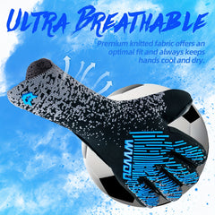High Perf. Soccer Goalie Gloves Breathable With Grip