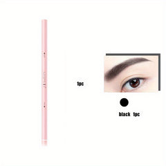 Dual Ended Waterproof Eyebrow Pencil Long Lasting Smudge Proof