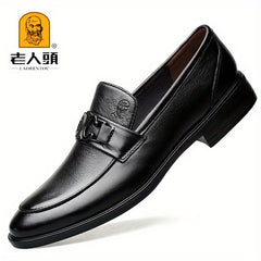 Men's Leather Horsebit Loafer Shoes Non Slip Casual Wear Resistant