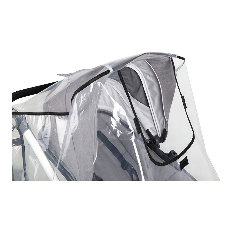 Universal Stroller Rain Cover Waterproof Windproof Dustproof & Snow Proof
