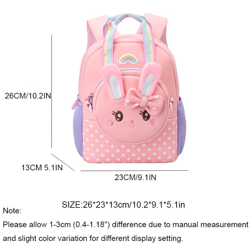 2pcs Rabbit Unicorn Shape Backpack With Crossbody Bag for Girls