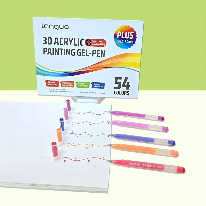 54 Marker Set for Surface Painting | Precise Colors & Strong Coverage