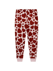 Girls Cartoon Long Sleeve Pajamas Set