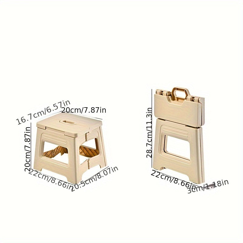 Portable Folding Stool Plastic Small Stool Home & Outdoor Use
