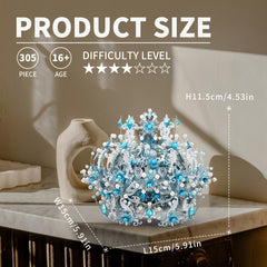 Piececool 3D Metal Puzzle Ice Rock Crown Model Kit