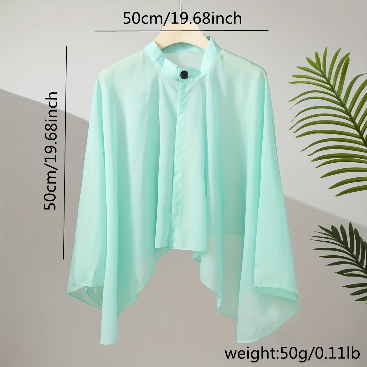 Chiffon Shawl Sunscreen Cape Ruffles Shawls