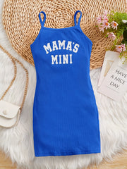 Girls 'Mama's Mini' Cami Dress Slim Fit for Summer