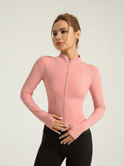 High Stretch Quick Drying Yoga Jacket Slim Fit Coat Women's Activewear