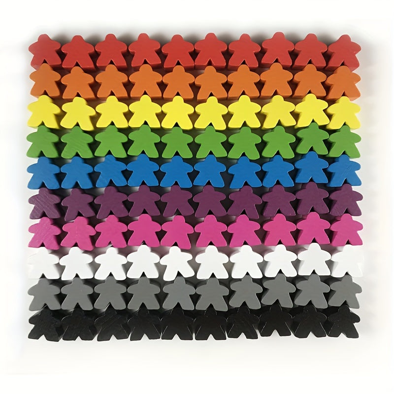 Wooden Family Games Accessories Board Game Tokens for Sorting Counting