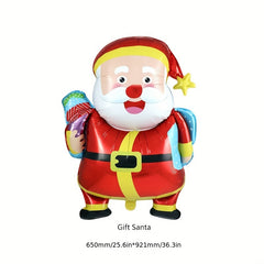 Christmas Cartoon Foil Balloon Decoration Set