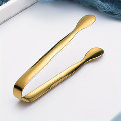 2pcs Stainless Steel Serving Tongs for Buffet Ice Cube Fruit Bread Steak Salad
