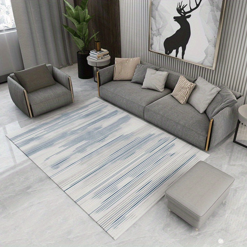 Modern Abstract Area Rugs Soft Crystal Velvet Carpet TPR Anti slip Bottom