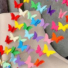 18pcs Butterfly Paper Birthday Party Decoration Set