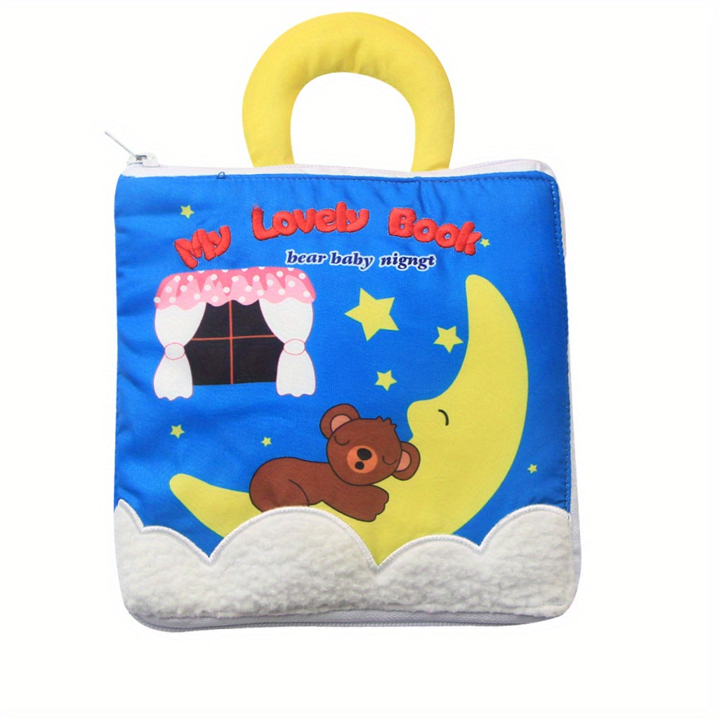 Early Education Tear Proof Cloth Baby Book Toy for Good Night