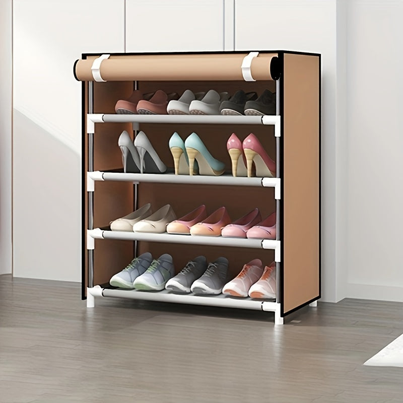 1pc Shoe Rack Dustproof Shoe Cabinet Shoes Storage Rack