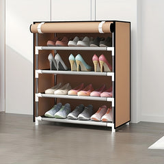 1pc Shoe Rack Dustproof Shoe Cabinet Shoes Storage Rack