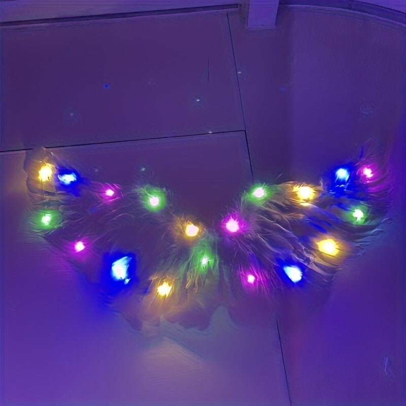 LED Glowing Angel Wings Princess Fairy Wedding Party Props