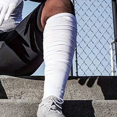 1 Pair Football Socks Pleated Over the calf Outdoor Sports Socks