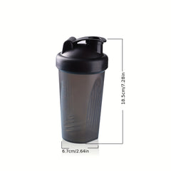 400ml Sports Protein Powder Shaker Cup - Flip Top Sports Water Bottle
