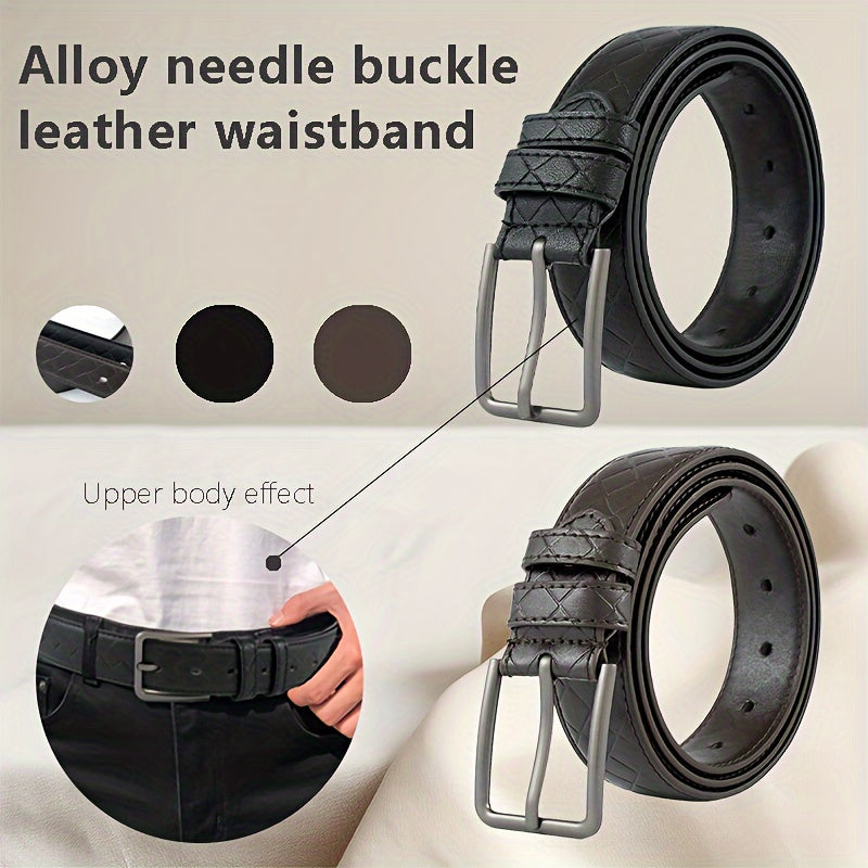 Casual Retro Pin Buckle Belt for Men and Women