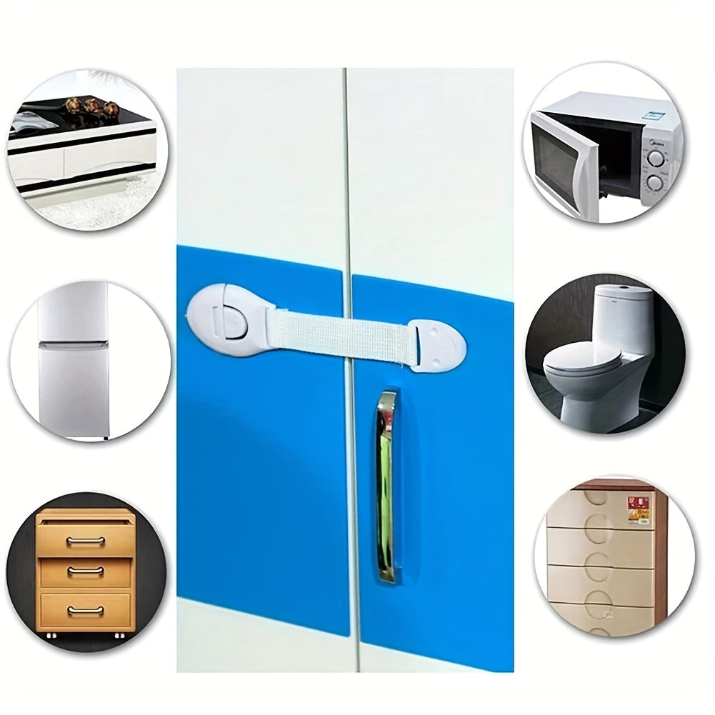 10pcs Child Safety Cabinet Lock Baby Proof Security Protector Drawer Door Lock